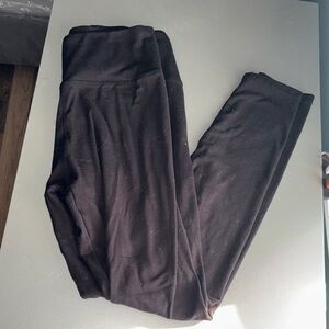 Black Fleece-Lined Leggings